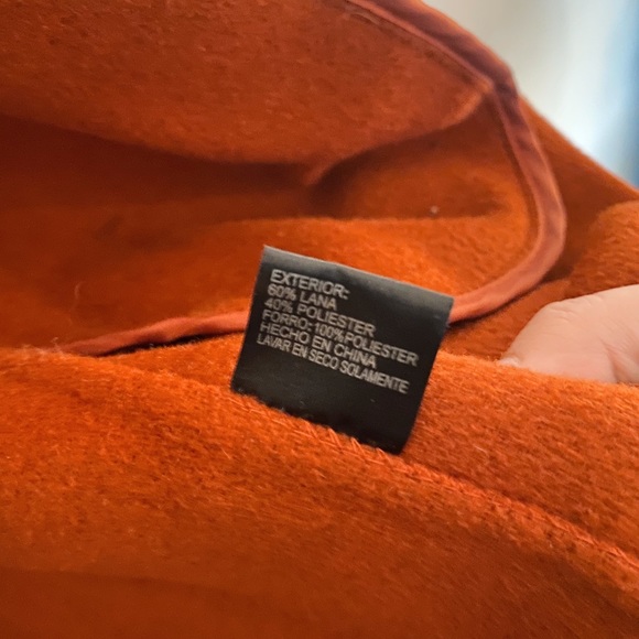 Antonio Melani women’s wool coat in burnt orange/rust - Picture 6 of 12